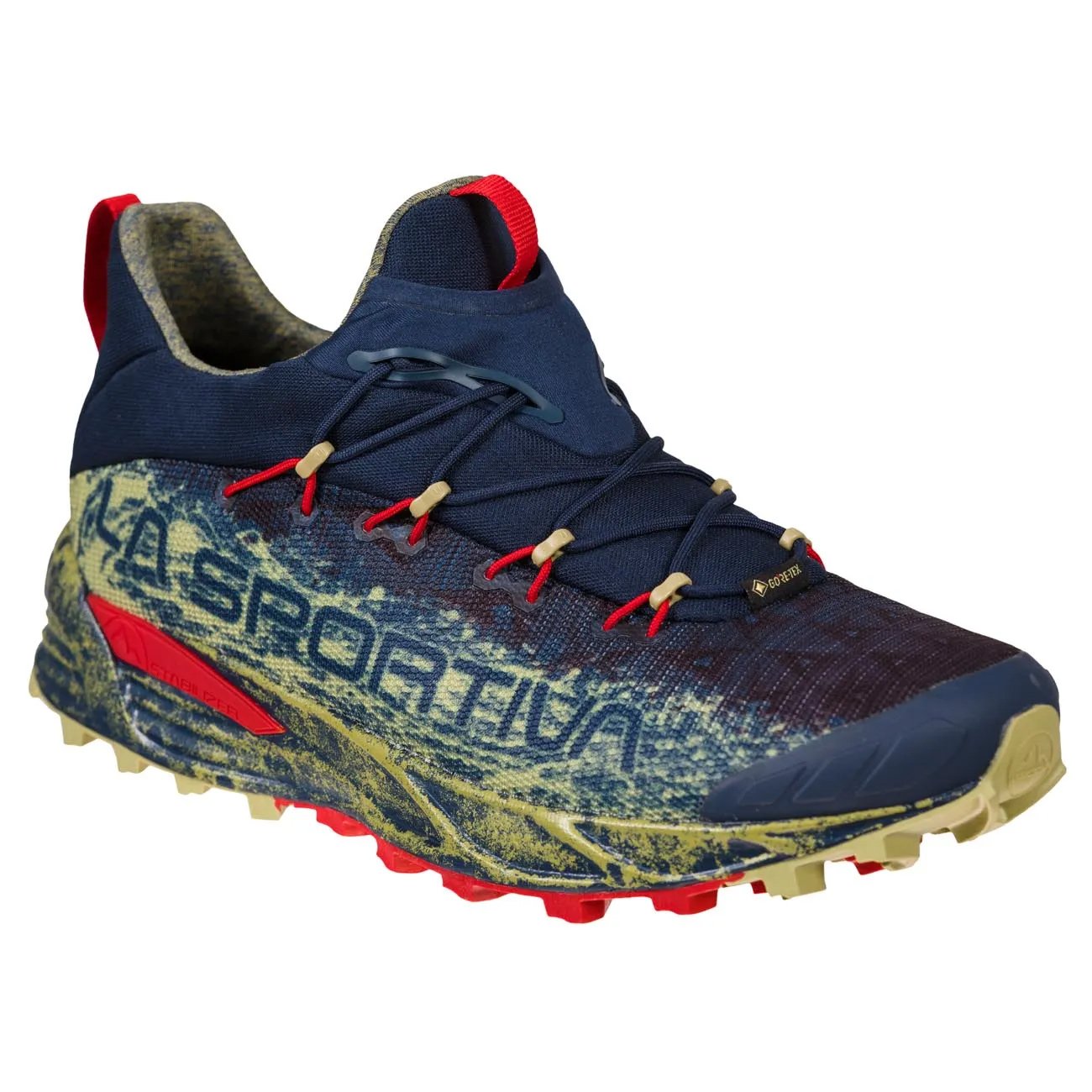 La Sportiva Tempesta Gore Tex Erkek Koşu Ayakkabısı 41,5 - Lacivert/Kırmızı