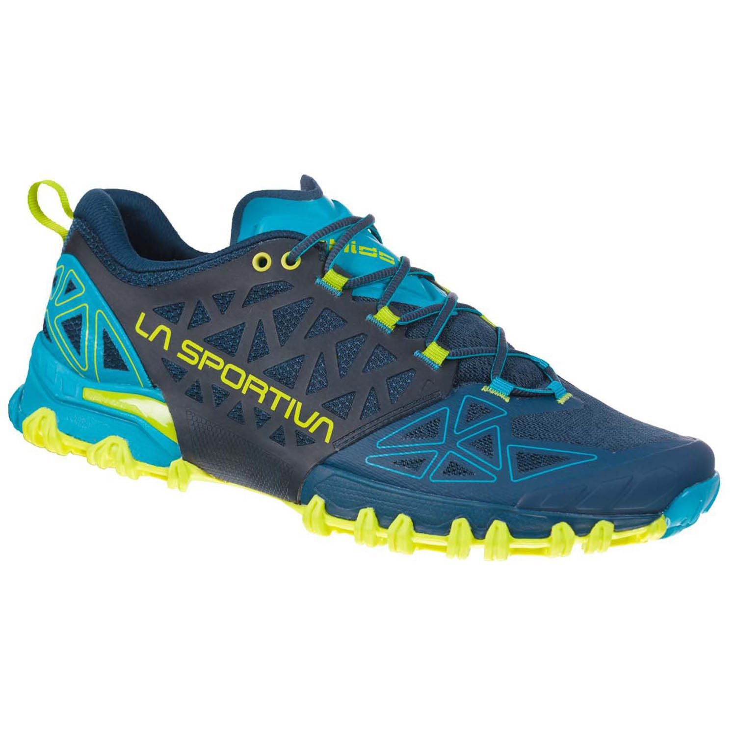La Sportiva Bushido 2 Erkek Koşu Ayakkabısı 43,5 - Mavi/Sarı