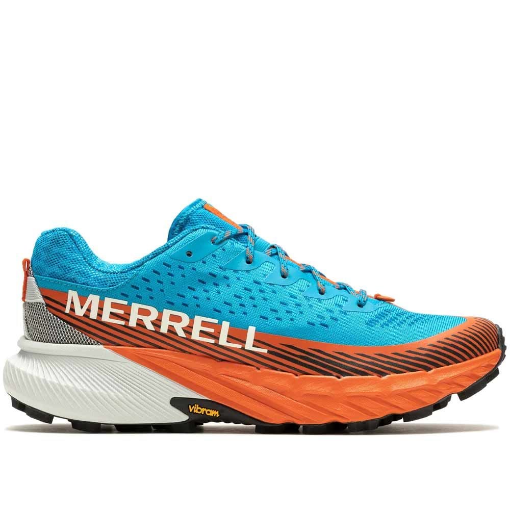 Merrell Agility Peak 5 Erkek Koşu Ayakkabısı 43,5 - Mavi/Turuncu