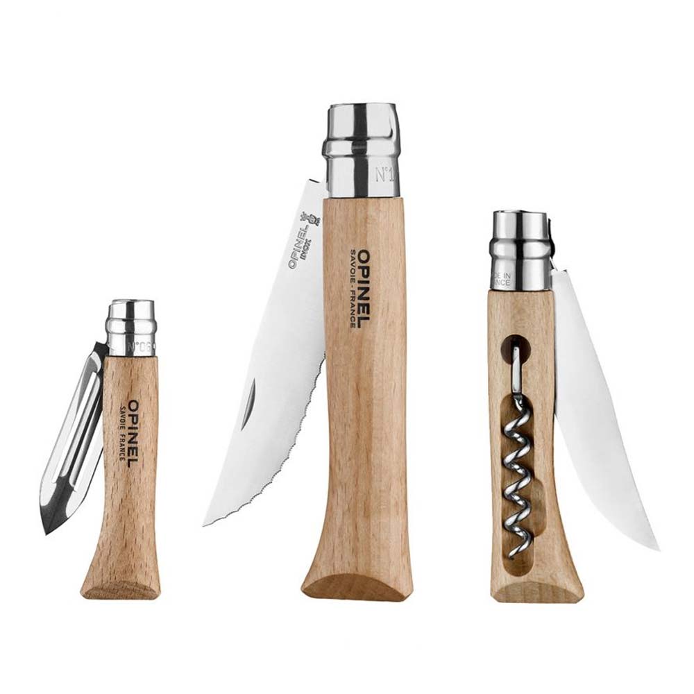 Opinel Nomad 3 lü Mutfak Bıçak Seti