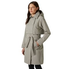 Helly Hansen Jane Kadın Yalıtımlı Trençkot Açık Kahverengi - XS