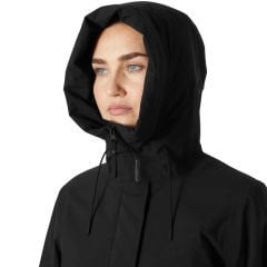 Helly Hansen Victoria Kadın Su Geçirmez Yalıtımlı Yağmurluk Palto M - Siyah