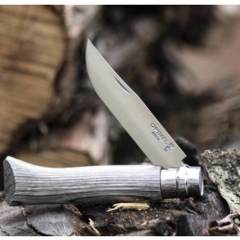 Opinel No 8 Lamine Birch Özel Seri Paslanmaz Bıçak (Gri)