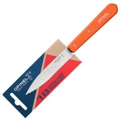 Opinel Essential No:113 Paslanmaz Çelik Tırtıklı Soyma Bıçağı Bej