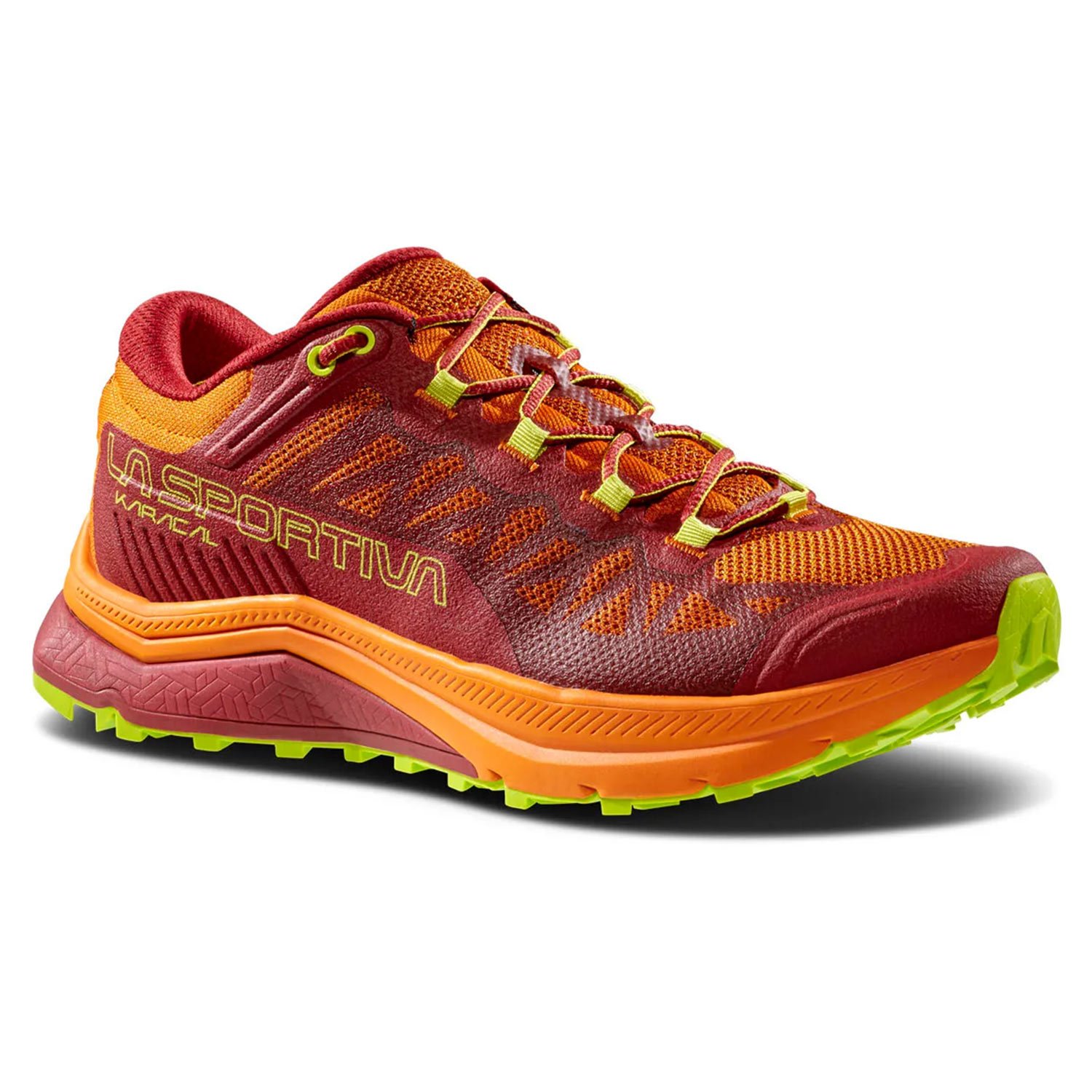 La Sportiva Karacal Erkek Koşu Ayakkabısı 46,5 - Kırmızı/Turuncu