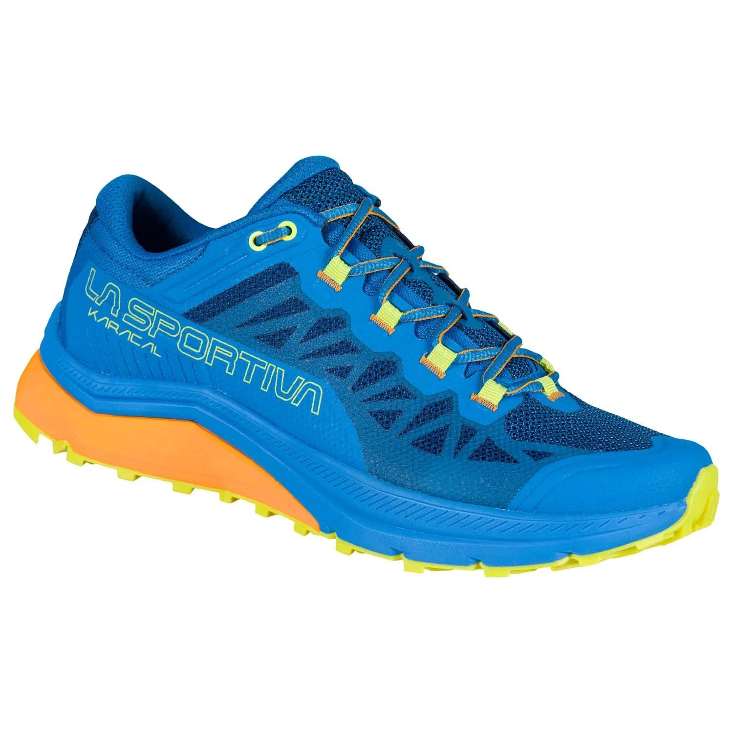 La Sportiva Karacal Erkek Koşu Ayakkabısı 45,5 - Mavi/Turuncu