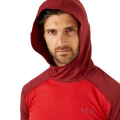 Rab Force Kapşonlu Erkek Sweatshirt L - Kırmızı