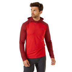 Rab Force Kapşonlu Erkek Sweatshirt L - Kırmızı