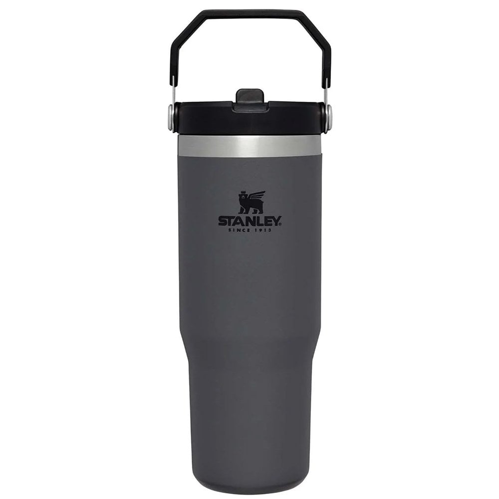 Stanley The IceFlow Flip Straw Pipetli Termos Bardak 0,89 LT 0,89 LT - Füme