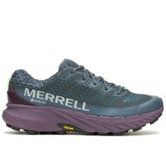 Merrell Agility Peak 5 Gore-Tex Erkek Koşu Ayakkabısı 45 - Petrol/Mor