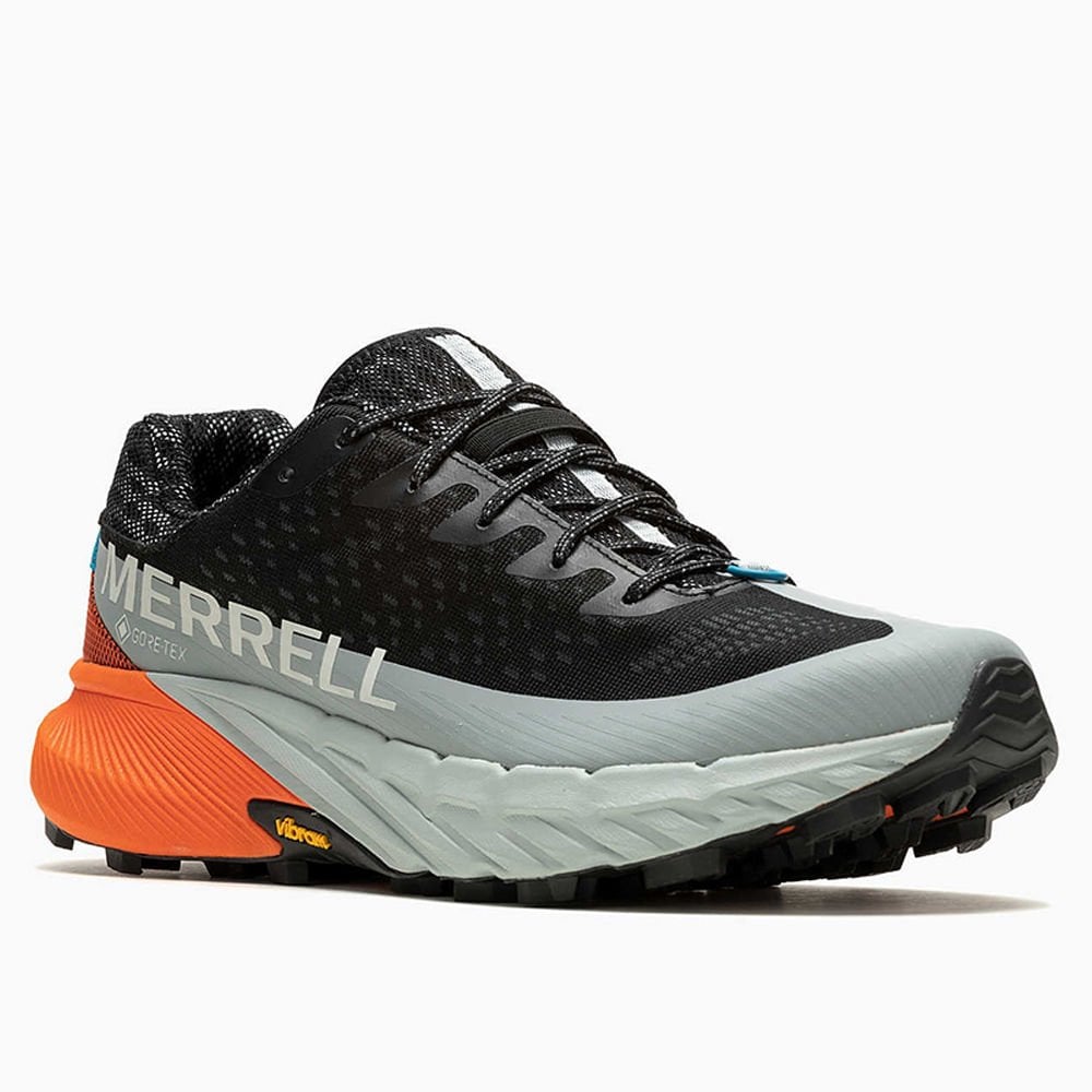 Merrell Agility Peak 5 Gore-Tex Erkek Koşu Ayakkabısı 43,5 - Turuncu/Siyah