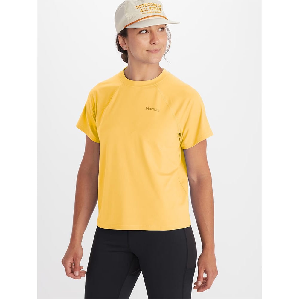 Marmot Windridge Kadın Tişört S - Sarı