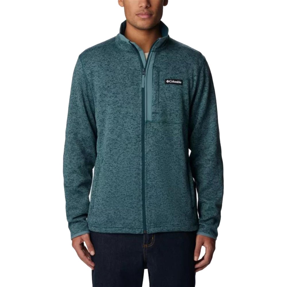 Columbia Sweater Weather Erkek Tam Fermuarlı Polar M - Petrol