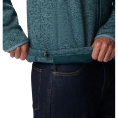 Columbia Sweater Weather Erkek Tam Fermuarlı Polar M - Petrol