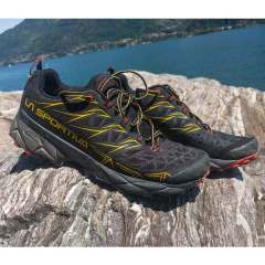 La Sportiva Akyra Erkek Koşu Ayakkabısı 43,5 - Siyah/Sarı