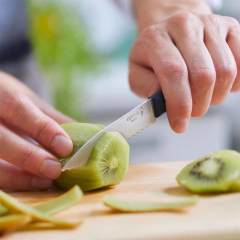 Opinel Essentiel Tırtıklı Soyma Bıçağı Mavi