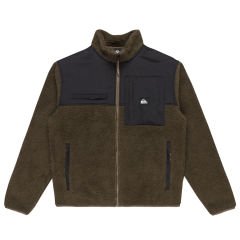 Quiksilver Shallow Water Erkek Polar Yelek L - Haki/Siyah