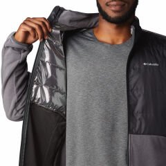 Columbia Basin Butte Full Zip Erkek Polar L - Gri
