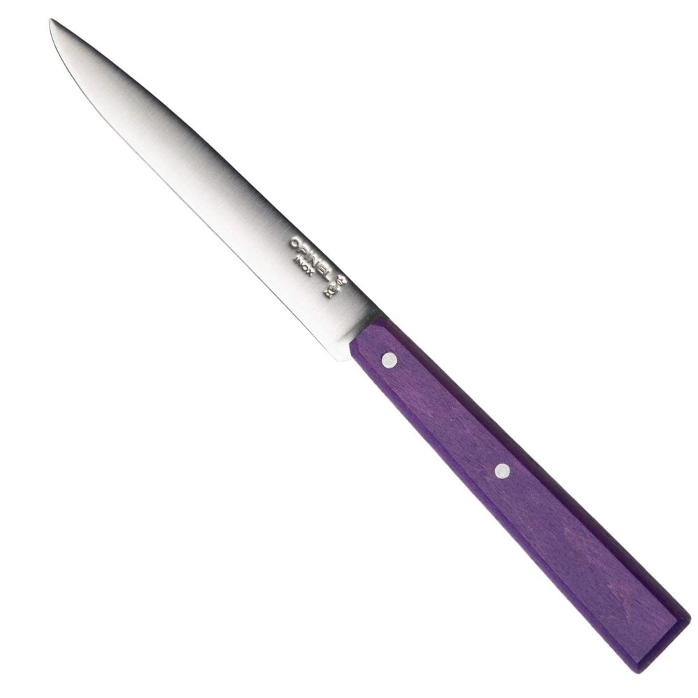 Opinel Bon Appetit Ahşap Saplı Sofra Bıçağı (Mor)