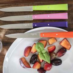 Opinel Bon Appetit Ahşap Saplı Sofra Bıçağı (Pembe)