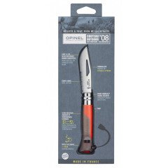 Opinel Inox No 08 Paslanmaz Çelik Çakı (Kırmızı)