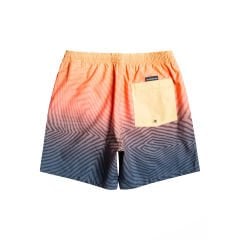 Quiksilver Everyday Warped Logo 17'' Erkek Yüzme Şortu XXL - Turuncu/Gri