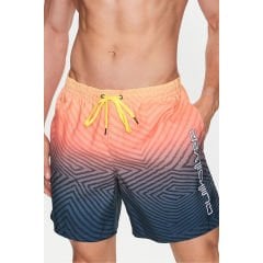 Quiksilver Everyday Warped Logo 17'' Erkek Yüzme Şortu XXL - Turuncu/Gri