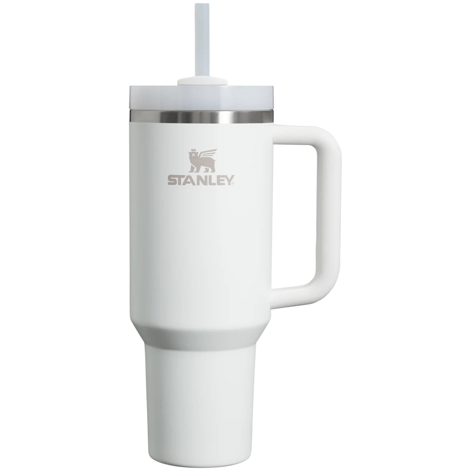 Stanley Quencher Pipetli Termos Bardak 1.18 Lt 1,18 LT - BUZ BEYAZ