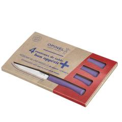 Opinel Bon Appetit 4 Parça Paslanmaz Sofra Bıçağı (Mor)