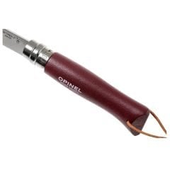 Opinel Inox Trekking 8 No Paslanmaz  Çelik Çakı (Bordo)