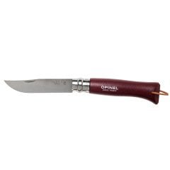 Opinel Inox Trekking 8 No Paslanmaz  Çelik Çakı (Bordo)