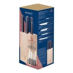 Opinel Intempora 5 Parça Bloklu Şef Bıçağı Seti