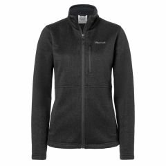 Marmot Drop Line Tam Fermuarlı Kadın Polar Ceket XS - Siyah