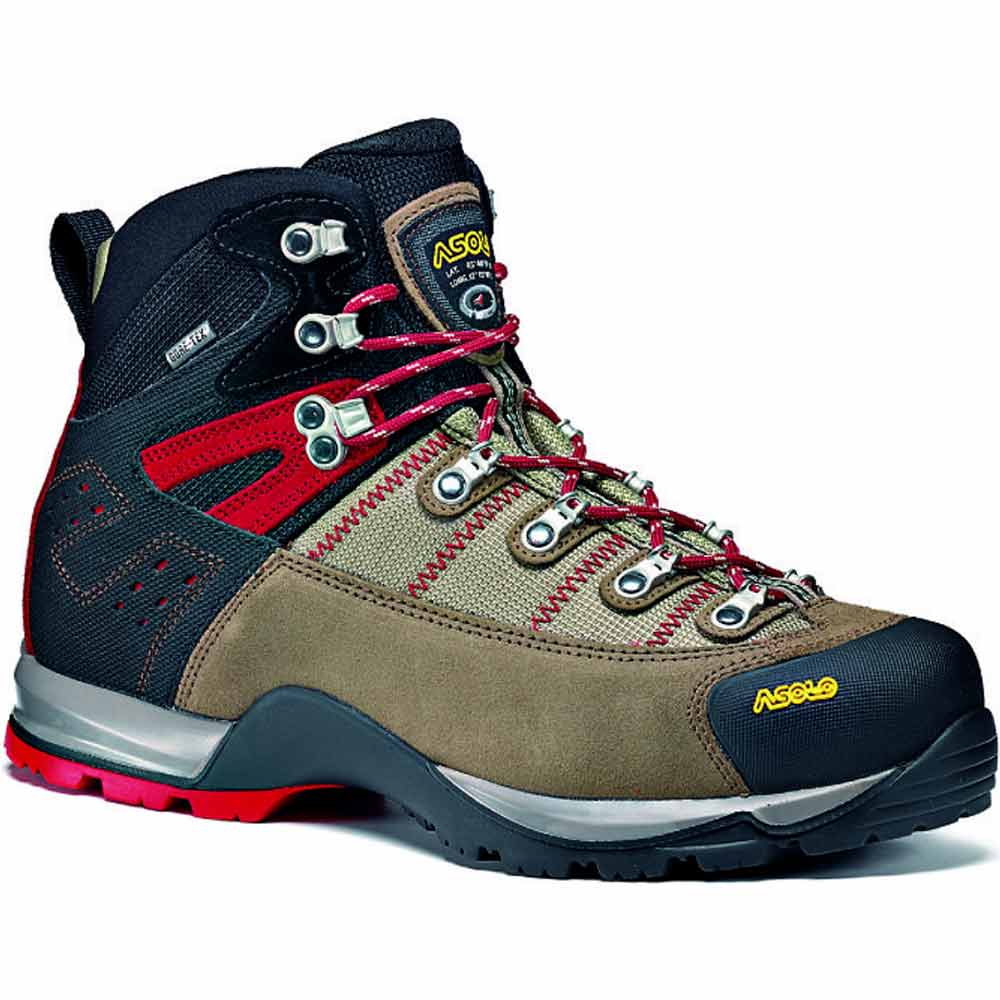 Asolo Fugitive Gore Tex Erkek Trekking Botu 42 - Bej/Kırmızı