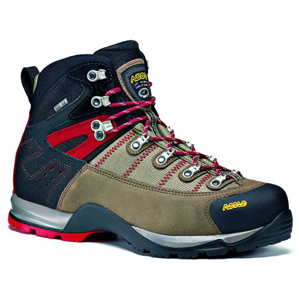 Asolo Fugitive Gore Tex Erkek Trekking Botu 43(1/3) - Bej/Kırmızı