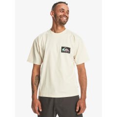 Quiksilver Back Flash Erkek Tişört L - Krem