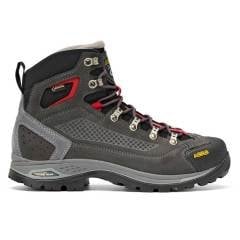 Asolo Cerium Gore Tex Erkek Trekking Botu 44(1/2) - Füme/Kırmızı