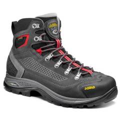 Asolo Cerium Gore Tex Erkek Trekking Botu 44(1/2) - Füme/Kırmızı