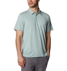 Columbia Tech Trail Erkek Polo Yaka Tişört M - Açık Yeşil