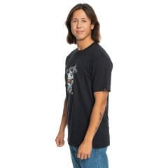 Quiksilver One Last Surf Erkek Tişört S - Siyah