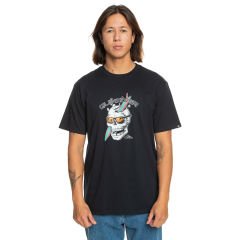 Quiksilver One Last Surf Erkek Tişört S - Siyah