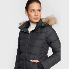 Rab Deep Cover Kadın Kaz Tüyü Parka XL - Siyah