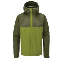Rab Downpour Eco  Su Geçirmez Erkek Ceket L - Haki/Yeşil