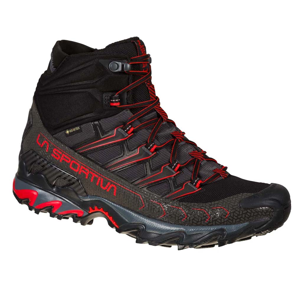 La Sportiva Ultra Raptor II Mid Gore Tex Erkek Trekking Bot 43 - Siyah/Kırmızı