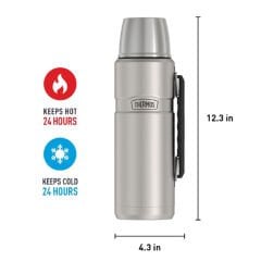 Thermos Sk2010 Stainless King Palanmaz Çelik Termos 1,2 LT 1,2 LT - Çelik