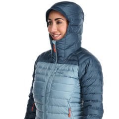 Rab Microlight Alpine Kaz Tüyü Kapüşonlu Kadın Ceket