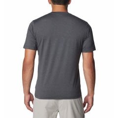 Columbia Tech Trail Crew Neck II Erkek Tişört S - Gri
