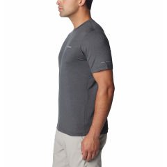 Columbia Tech Trail Crew Neck II Erkek Tişört S - Gri
