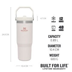 Stanley The IceFlow Flip Straw Pipetli Termos Bardak 0,89 LT